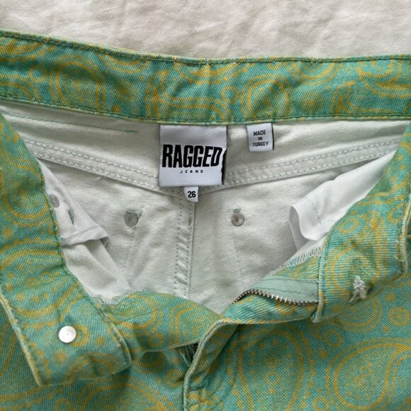 Ragged Priest Paisley Print Jeans - Picture 3 of 11